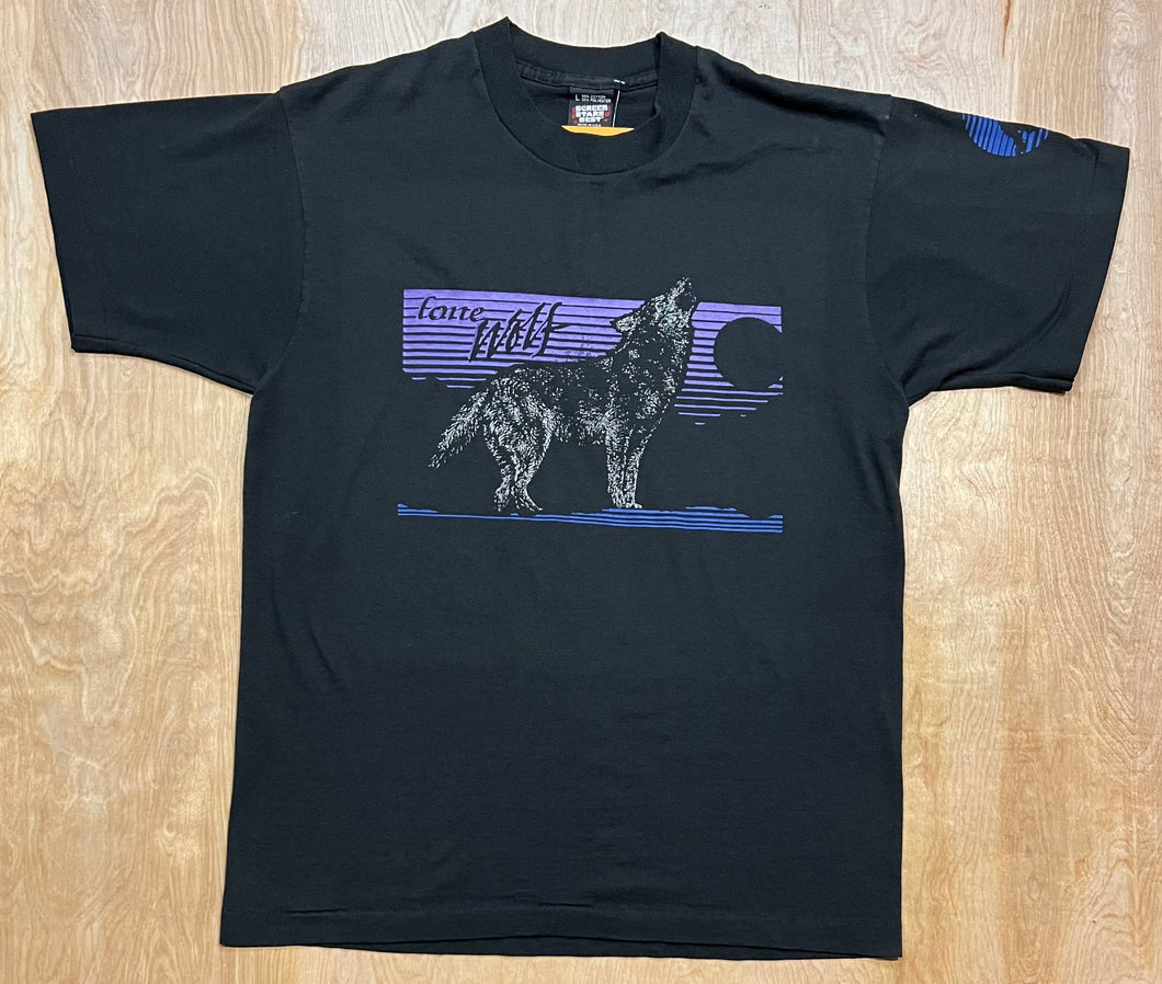 80's Lone Wolf Single Stitch Screen Starts T-Shirt