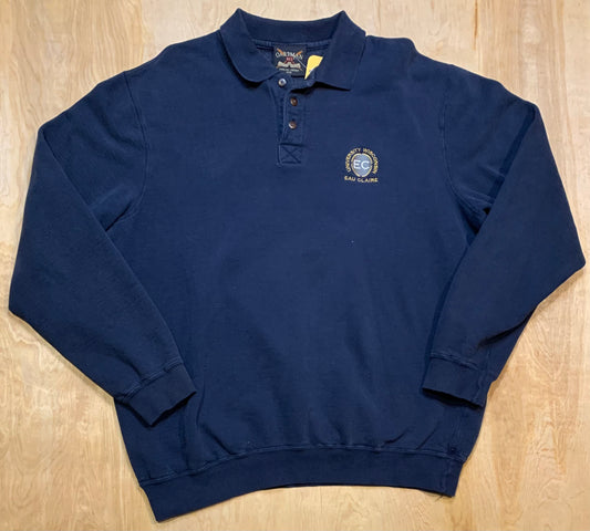 Vintage UWEC Collared Crewneck