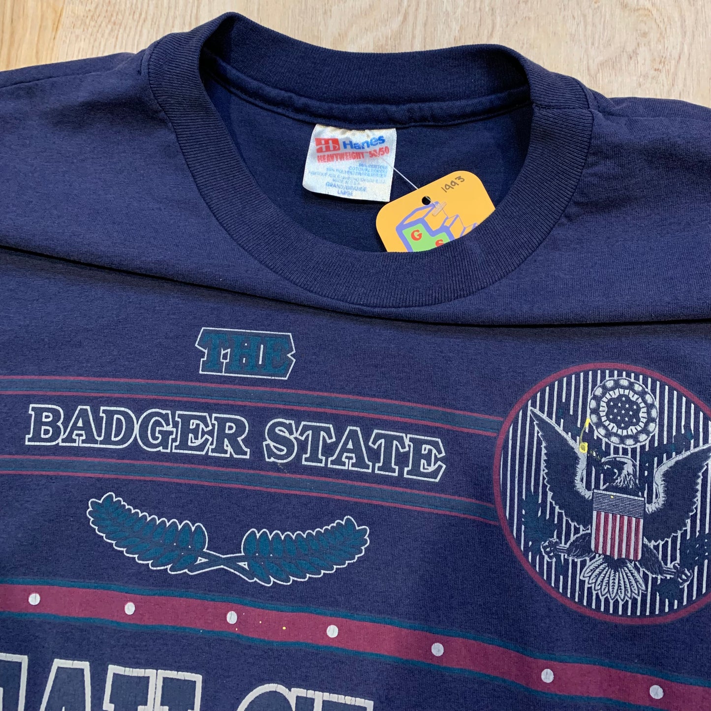 1993 Eau Claire Wisconsin Badger State Single Stitch T-Shirt