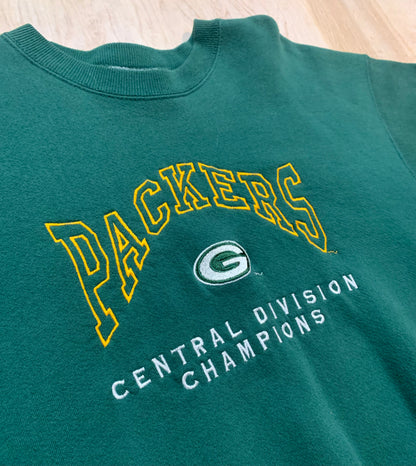 Vintage Green Bay Packers Central Division Champions Crewneck