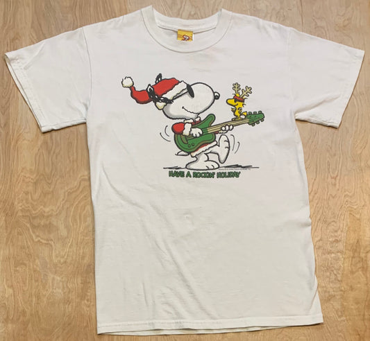 Peanuts Have A Rockin' Holiday Snoopy and Woodstock T-Shirt