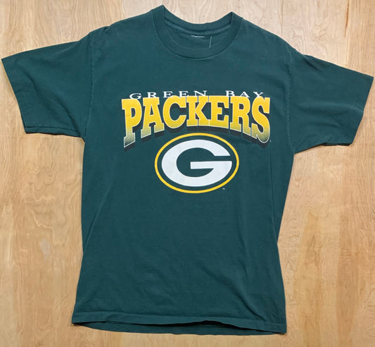 90's Green Bay Packers Logo Single Stitch T-Shirt