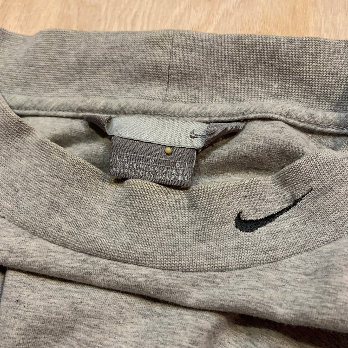 90's Grey Nike Mock Neck