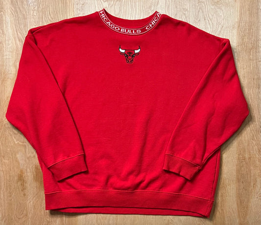 Vintage Center Logo Chicago Bulls Crewneck