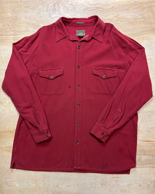 Distressed St Johns Bay Red Flannel