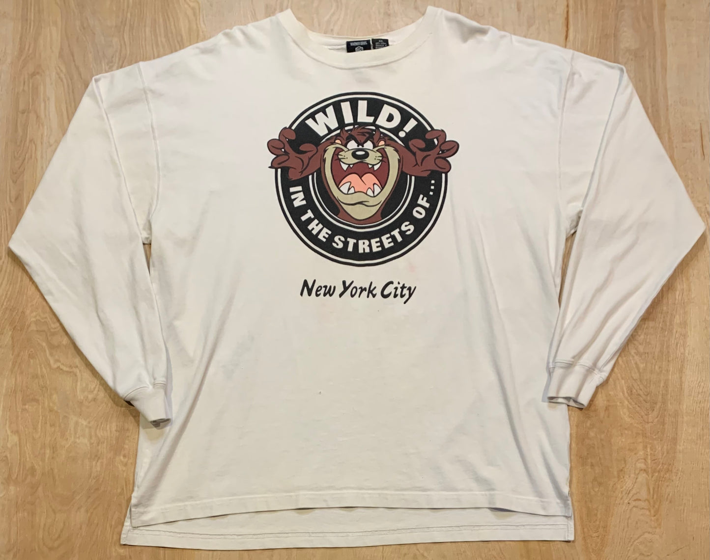 1996 Looney Toons Wild In The Streets Of New York Long Sleeve Shirt