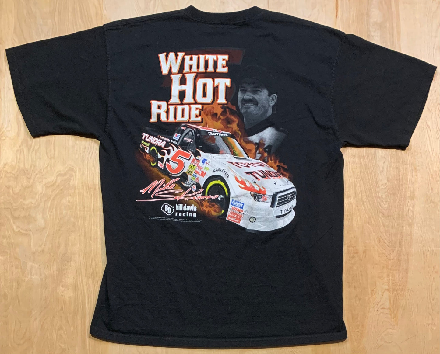 2007 White Hot Ride Mike Skinner Racing T-Shirt
