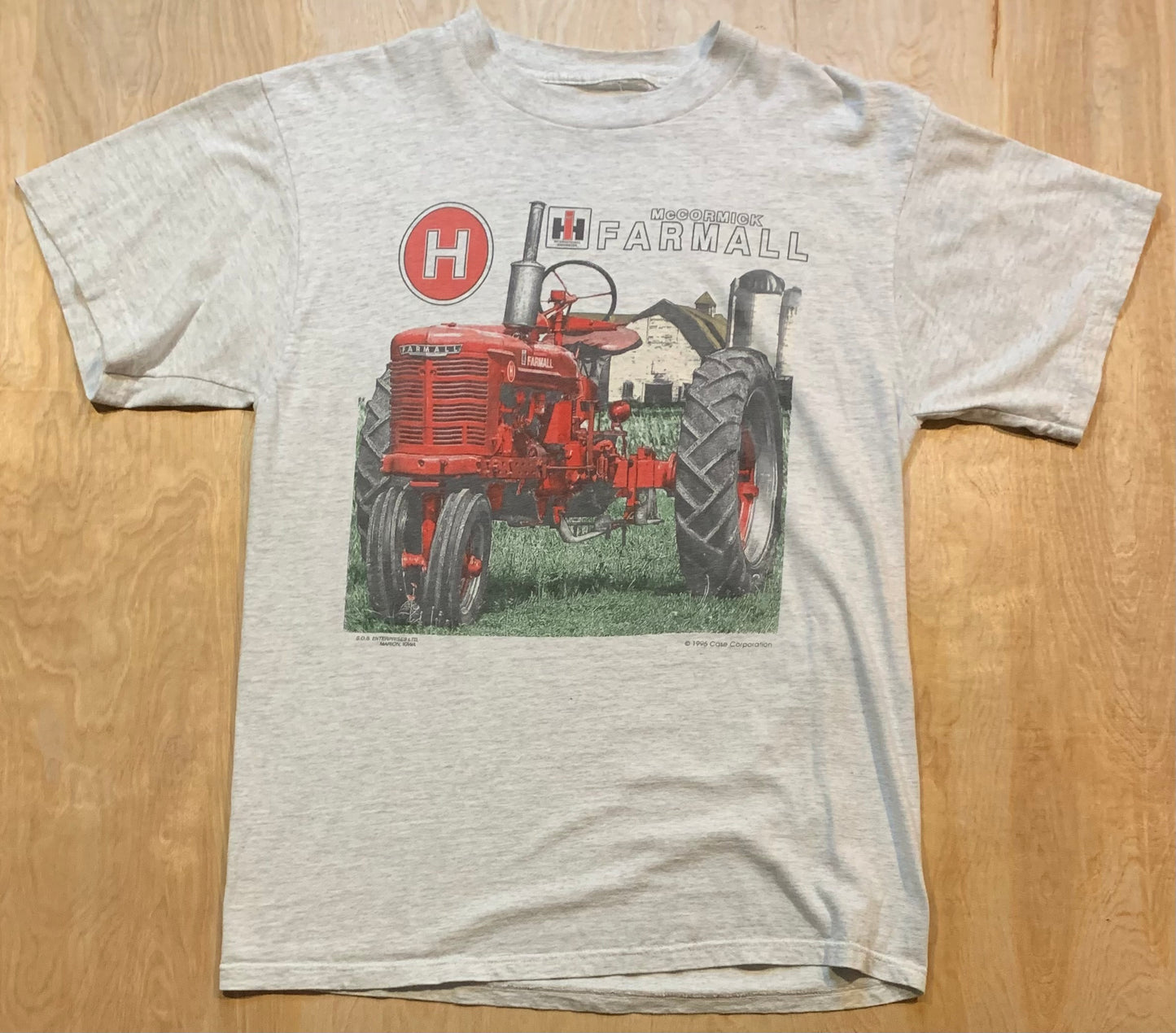 1995 Mccormick Farmall Single Stitch Grey T-Shirt