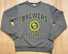 Load image into Gallery viewer, Milwaukee Brewers Baseball Grey Crewneck
