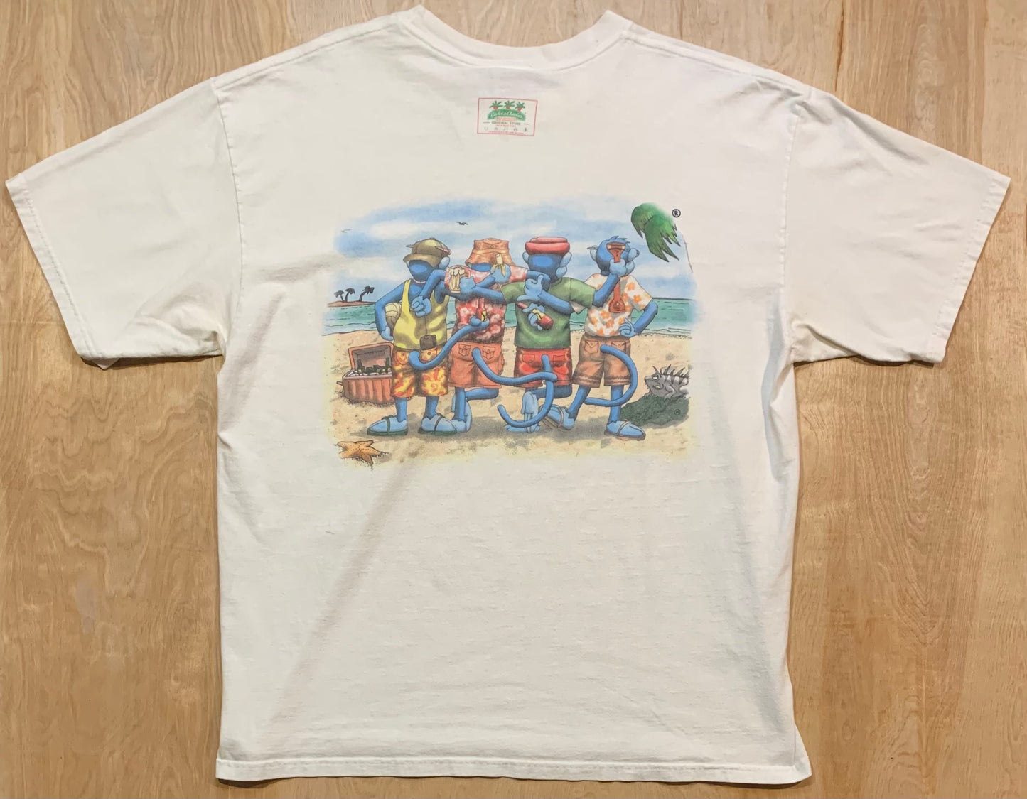 2000's Carlos and Charlies Playa Del Carmen White Vacation T-Shirt