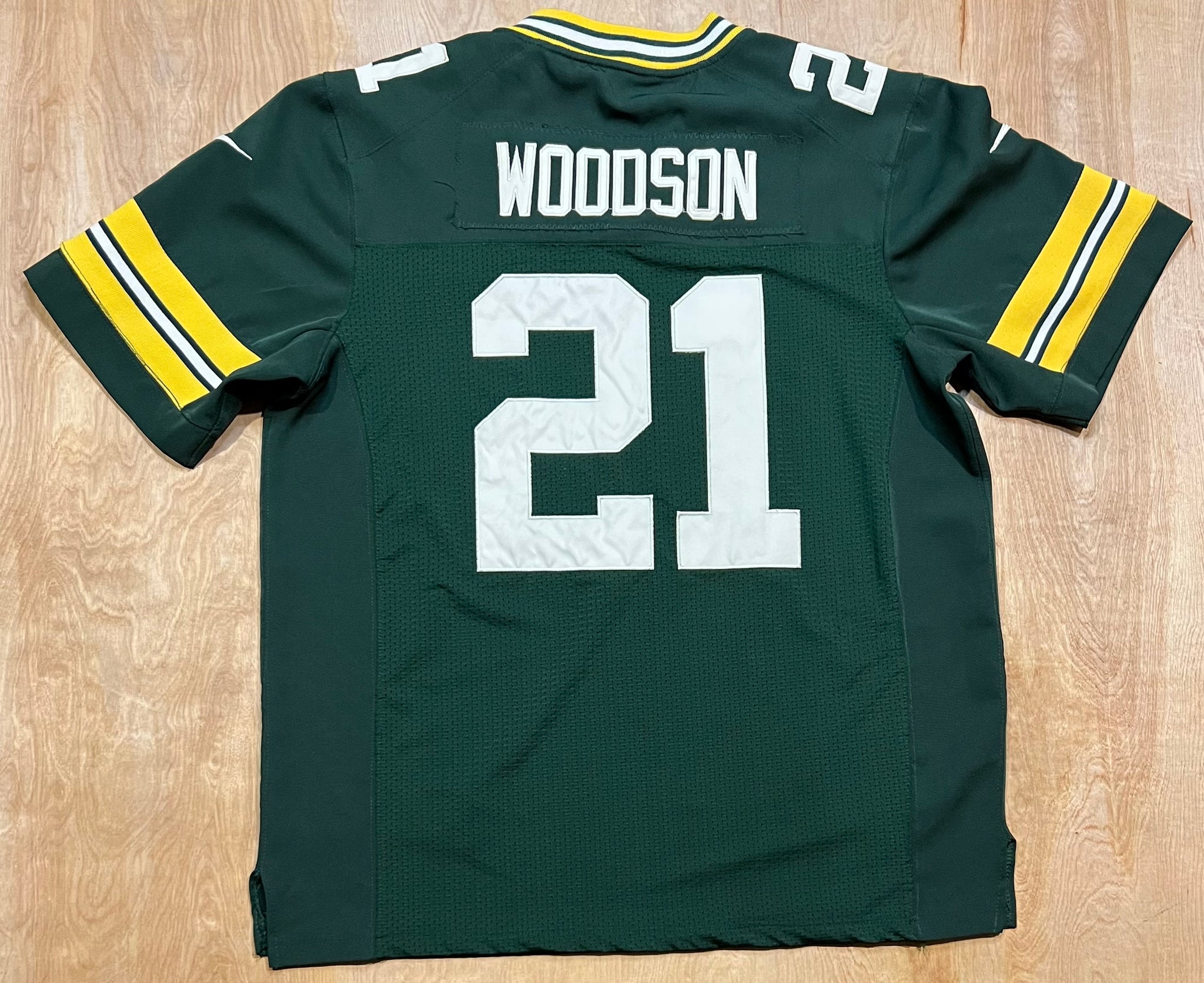 Charles Woodson Nike On Field Green Bay Packer Jersey – GSB Thrifting