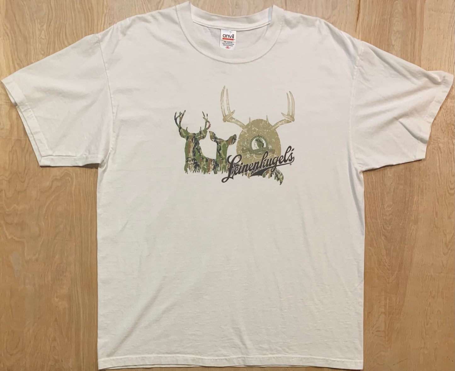 Leinenkugel's Cameo Whitetail White T-Shirt