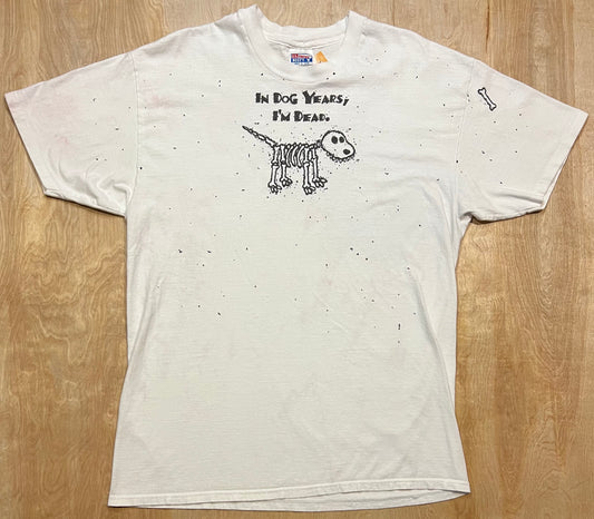 Vintage "In Dog Years I'm Dead" Single Stitch T-Shirt