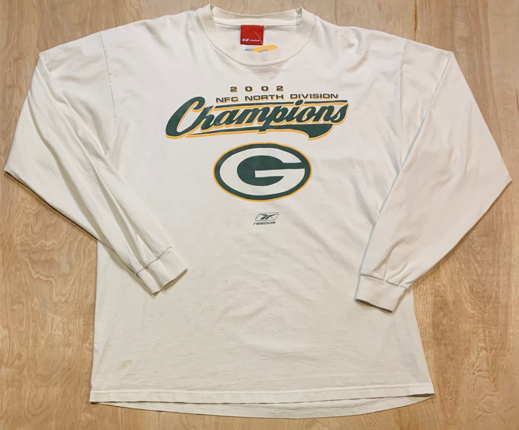 2002 Green Bay Packers NFC North Division Champions Long Sleeve