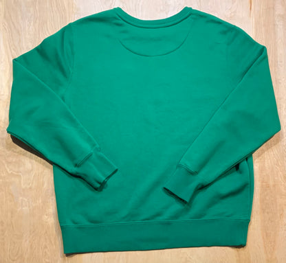 Green Nike Swoosh Crewneck