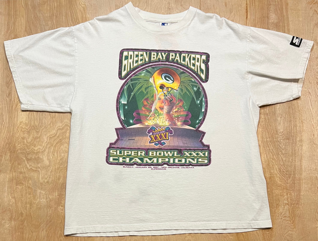 1997 Green Bay Packers Super Bowl Champions Starter T-Shirt