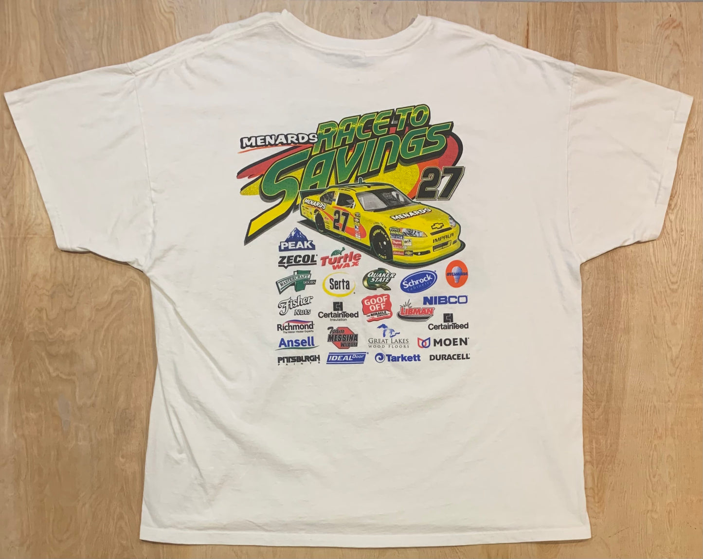 2000's Menards "Race to Savings" Racing T-shirt
