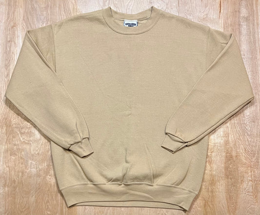 90's Lee Heavyweight Tan Crewneck