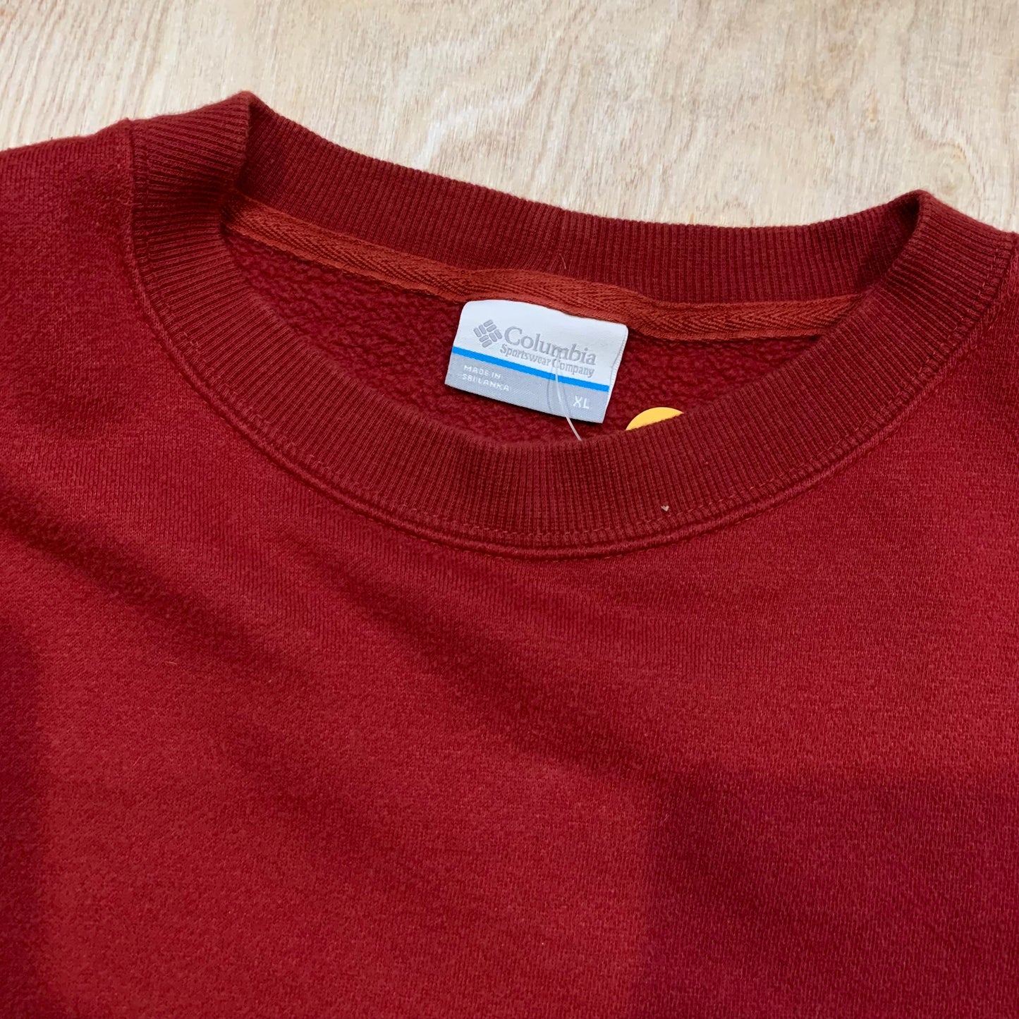 Dark Red Columbia Crewneck