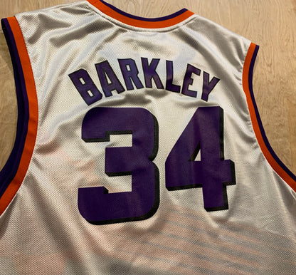 Throwback Charles Barkley Phoenix Suns Reebok Hardwood Jersey