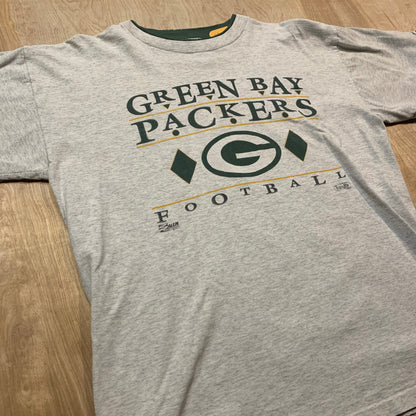 1992 Green Bay Packers Football Grey T-Shirt