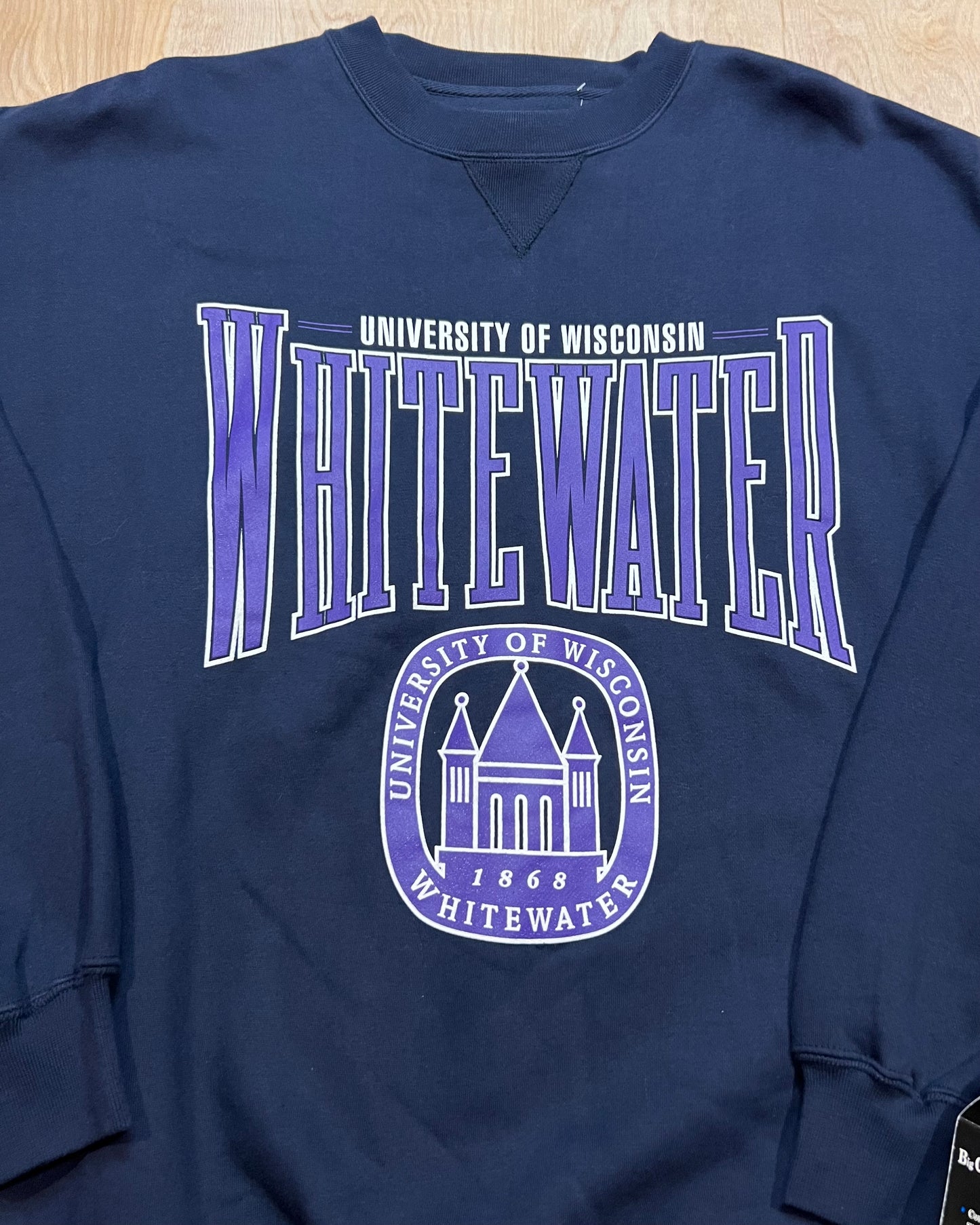 Vintage NWT University of Wisconsin Whitewater Crewneck