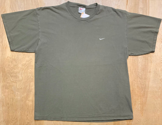 Vintage Nike Silver Tag Olive Green T-Shirt