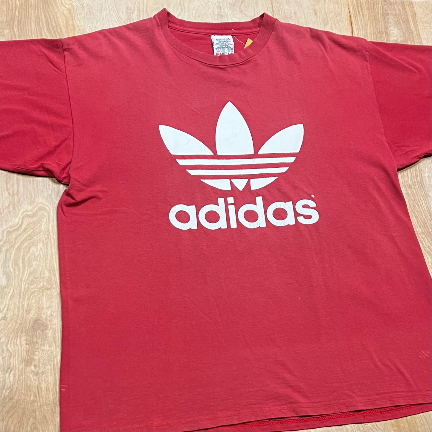 Vintage Classic Adidas Logo Front and Back T-Shirt