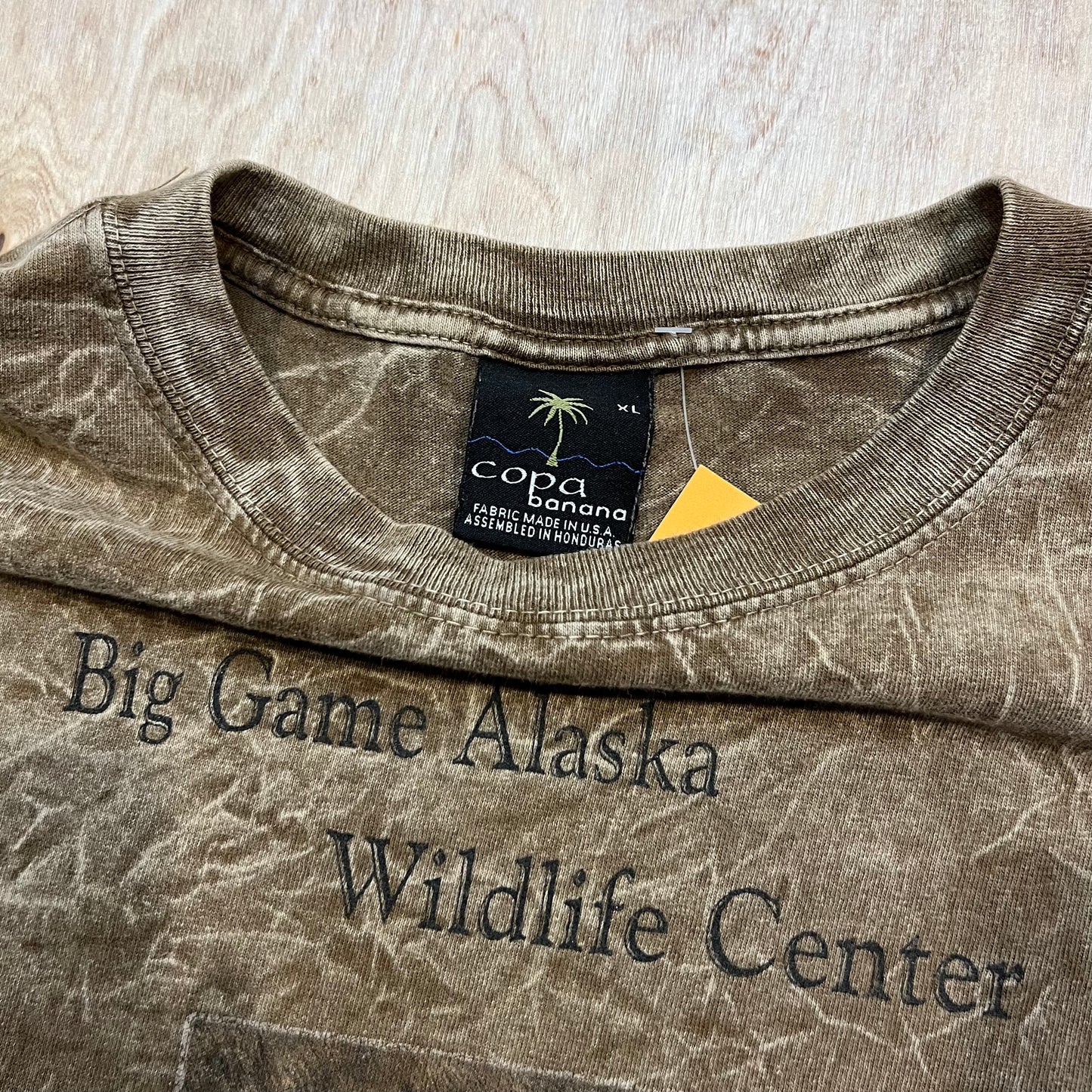 Vintage Big Game Alaska Wild Life Center T-Shirt