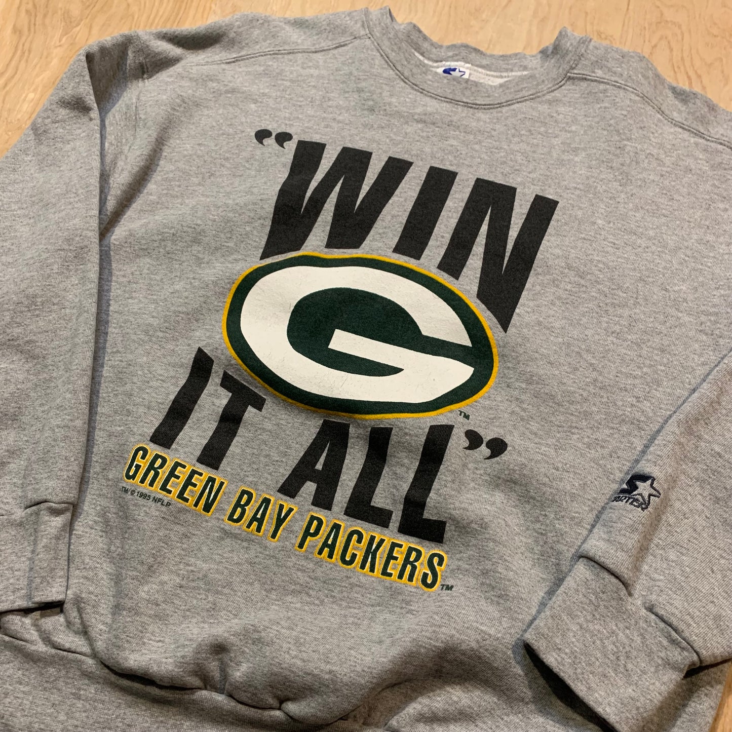 1995 "Win It All" Green Bay Packers Crewneck