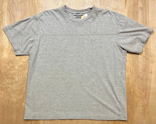 Y2K Nike Swoosh Light Grey T-Shirt