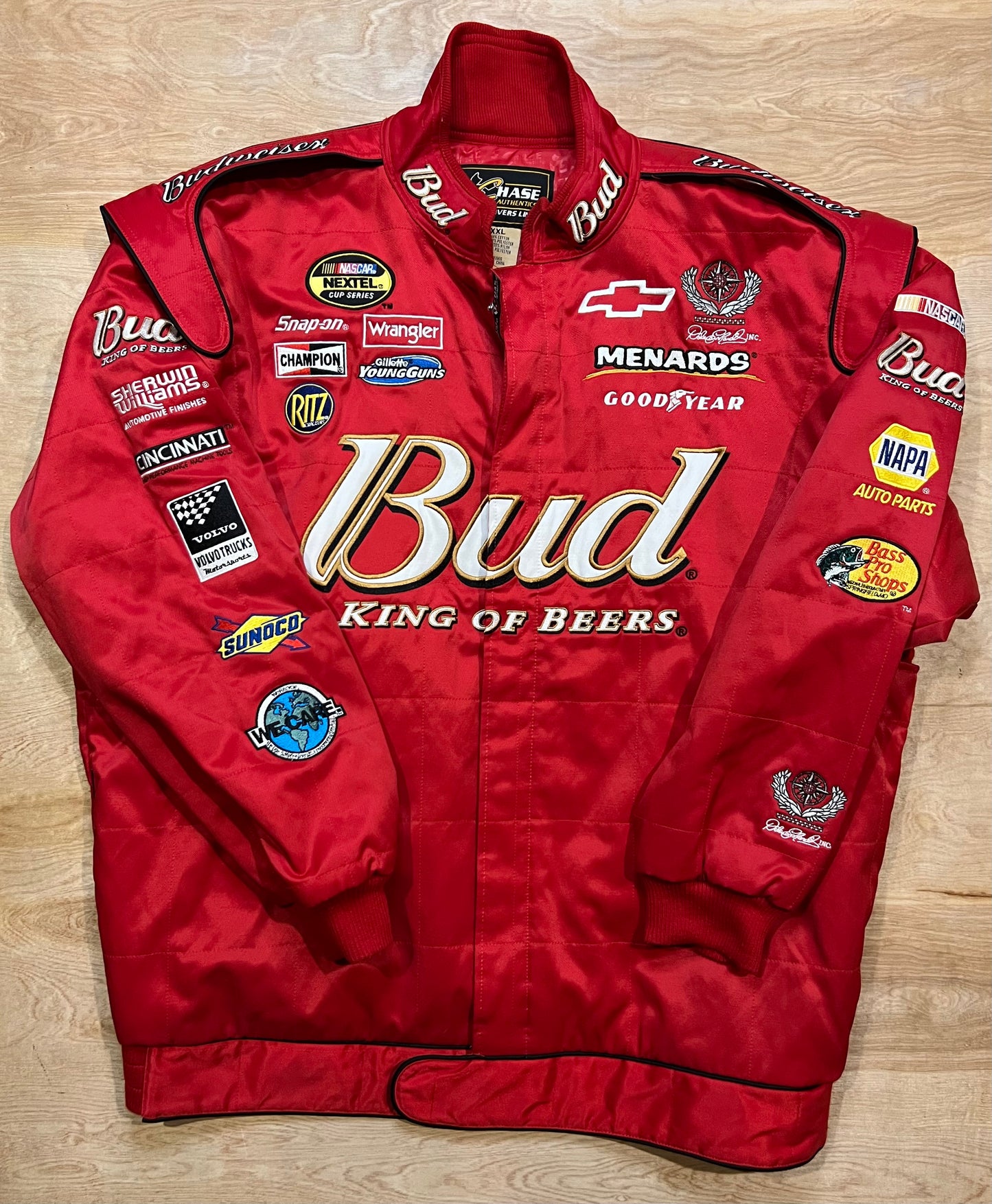 Vintage Bud King of Beers Dale Earnhardt Jr Racing Jacket