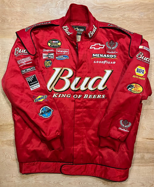 Vintage Bud King of Beers Dale Earnhardt Jr Racing Jacket