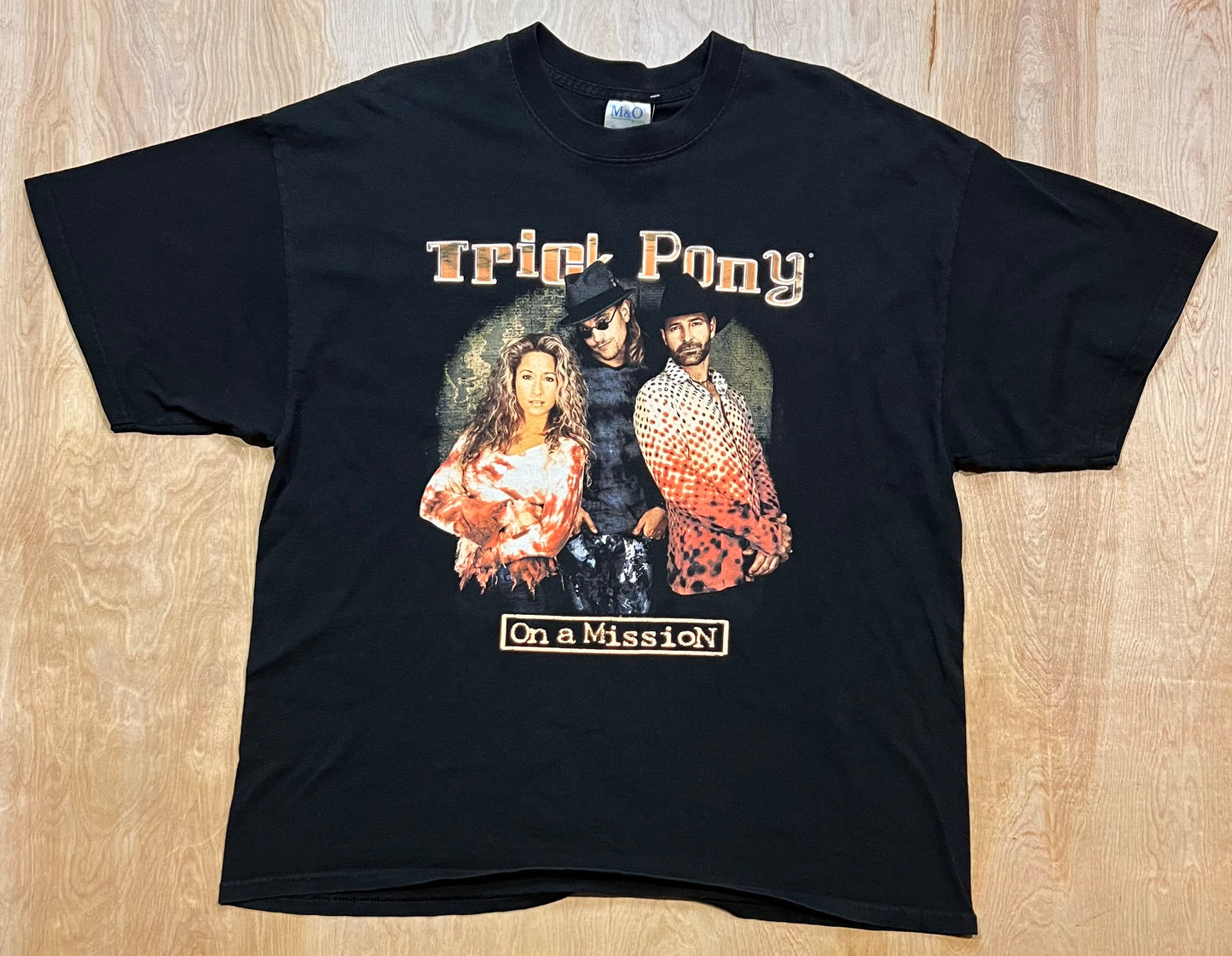 2002 Trick Pony "On A mission" Tour T-Shirt