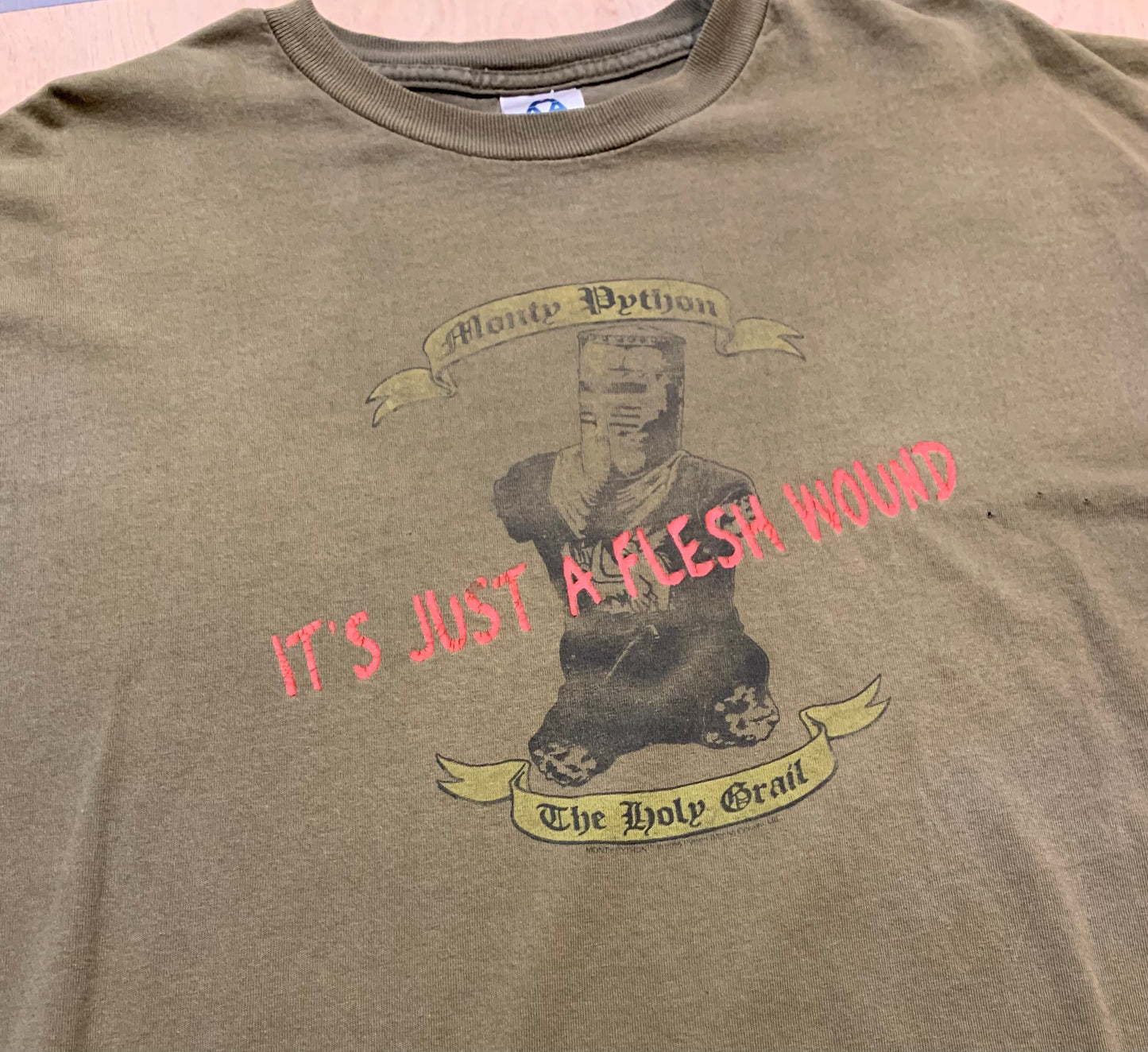 2005 Monty Python "It's Just A Flesh Wound" Single Stitch T-Shirt