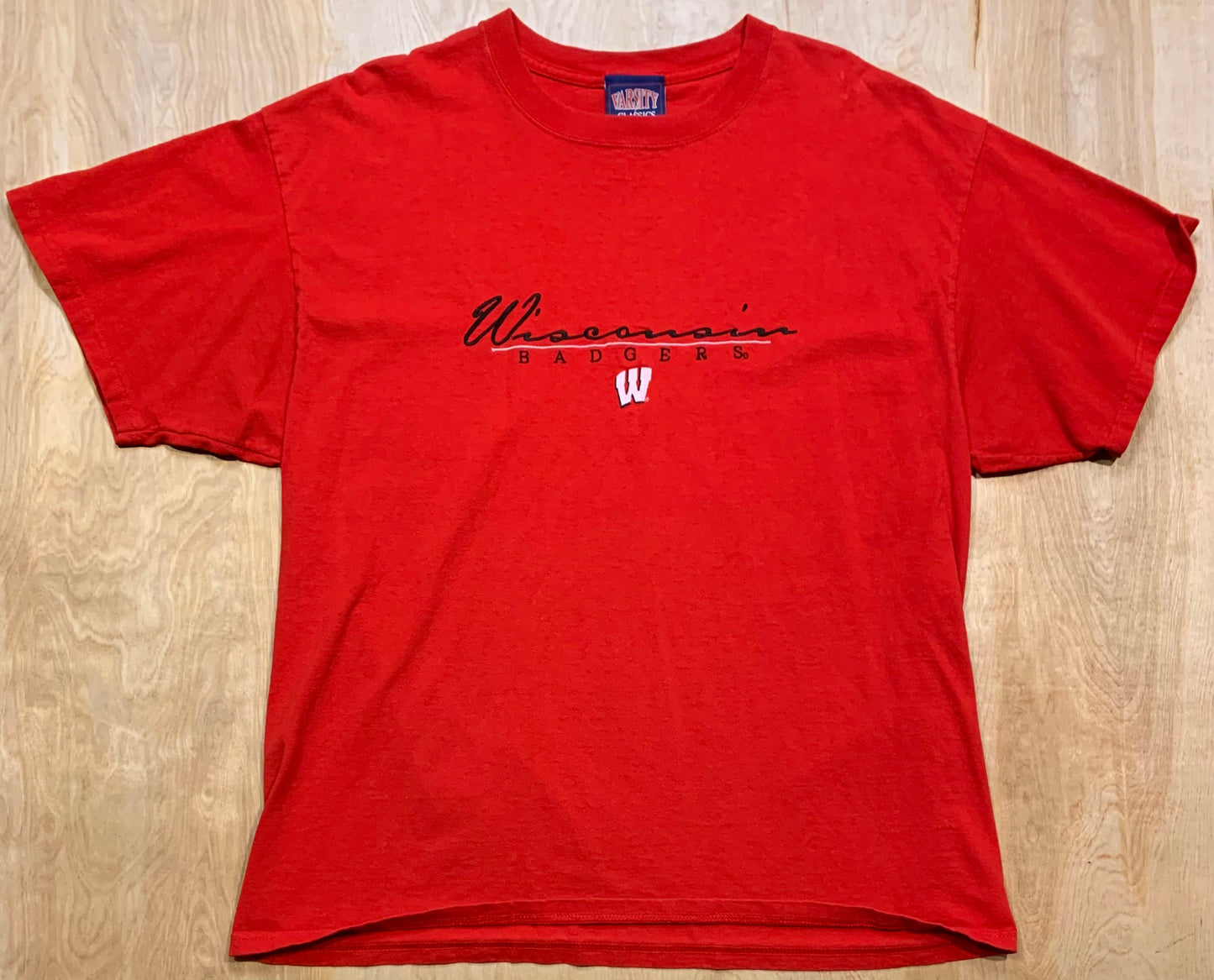 Vintage Wisconsin Badgers Varsity Apparel T-Shirt
