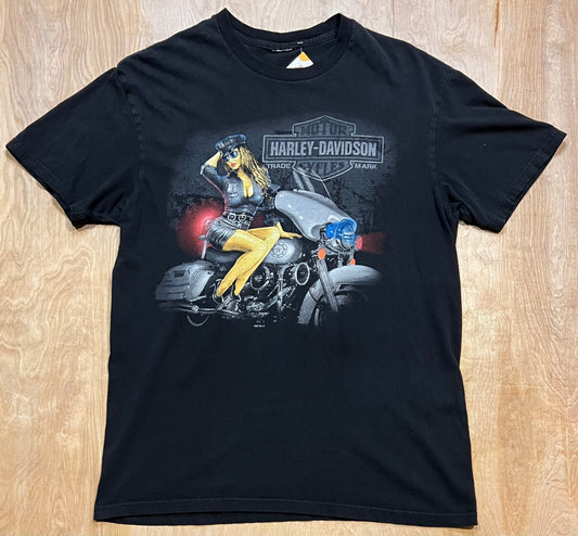 Harley Davidson Berlin, Germany Police Biker T-Shirt