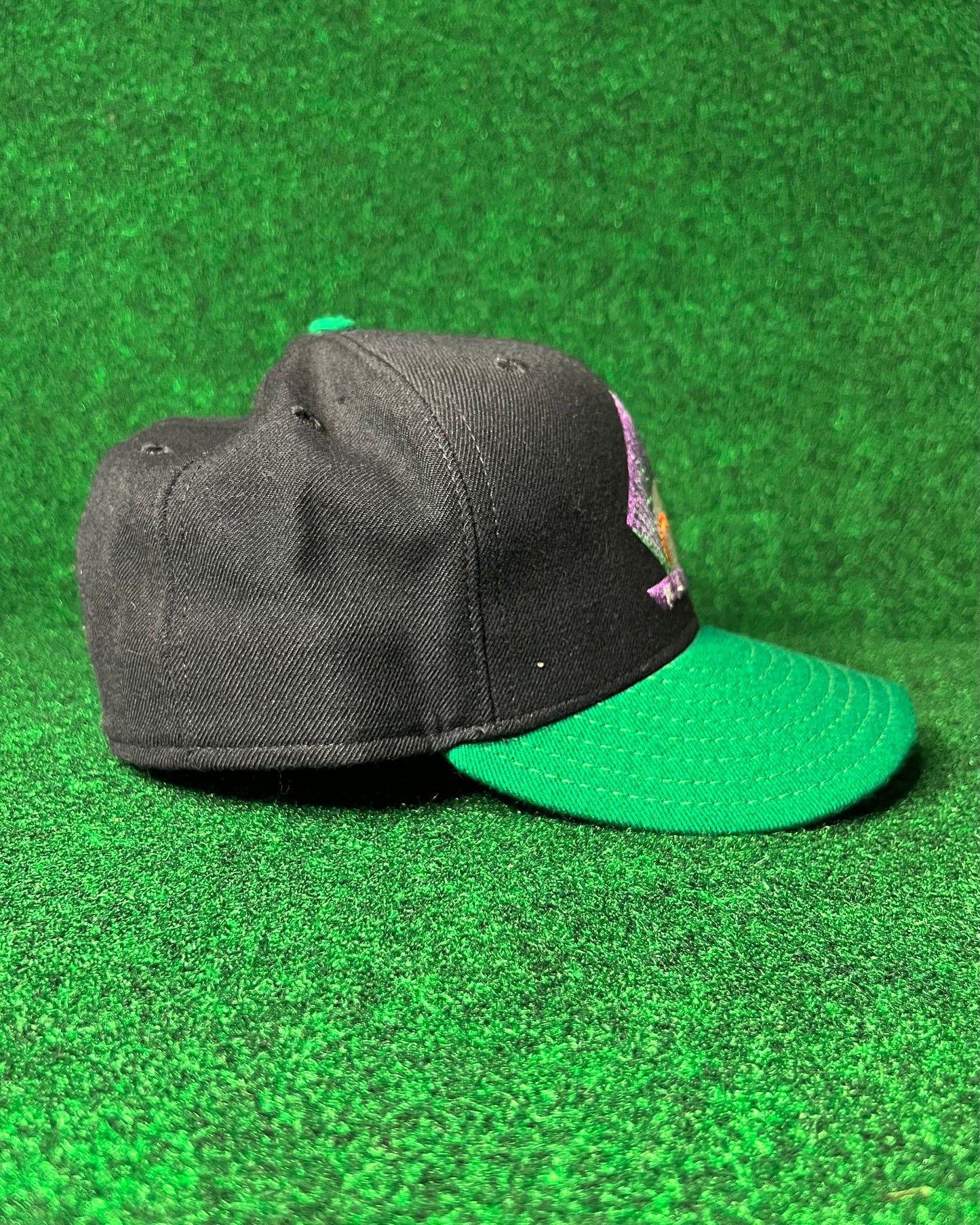 Vintage Wool Kauai Emeralds Hawaii Winter Baseball League New Era Fitted Hat