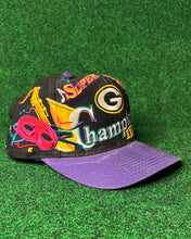 Load image into Gallery viewer, Vintage Green Bay Packers Super Bowl Champions Logo Athletics Hat
