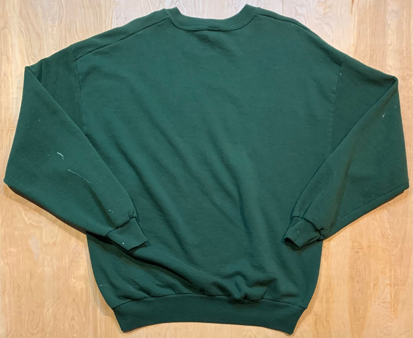 90's Rocky Mountain Splendor Wyoming Stained Green Crewneck