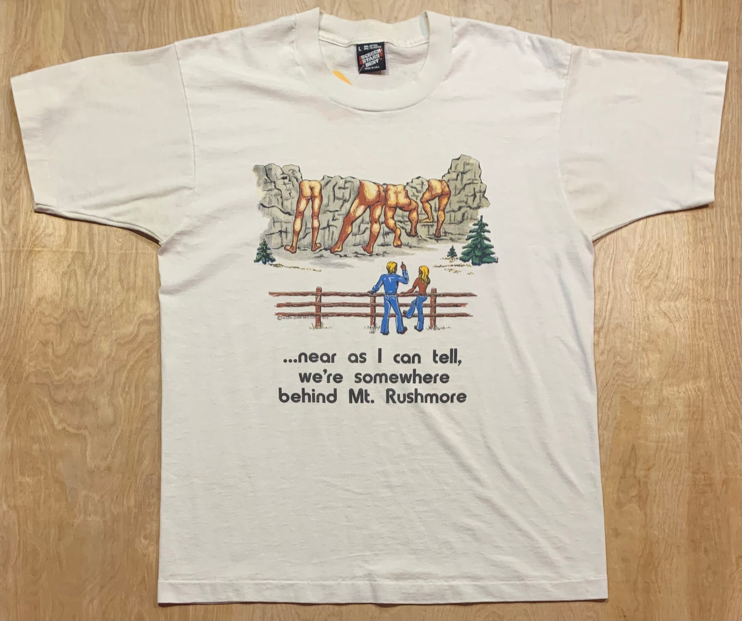90's Single Stitch Mt Rushmore Comedy T-Shirt