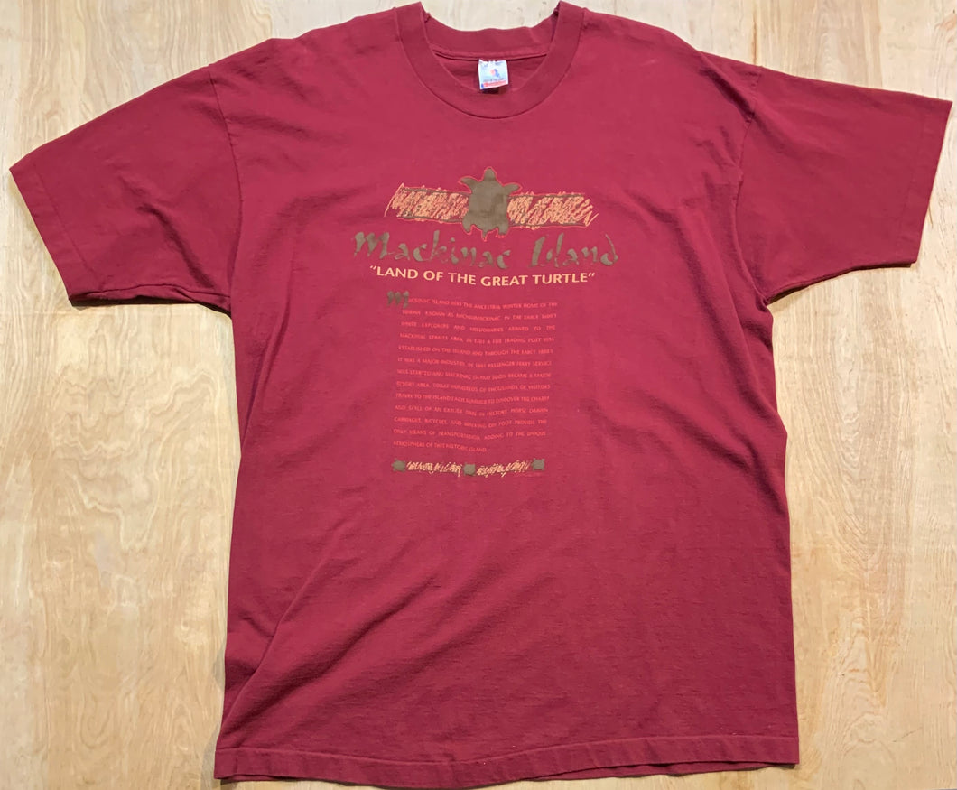 1993 Land Of The Great Turtle Mackinac Island T-Shirt