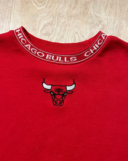 Vintage Center Logo Chicago Bulls Crewneck