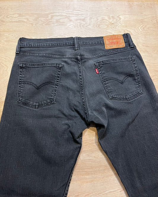 Levi's - 514 Faded Black Jeans