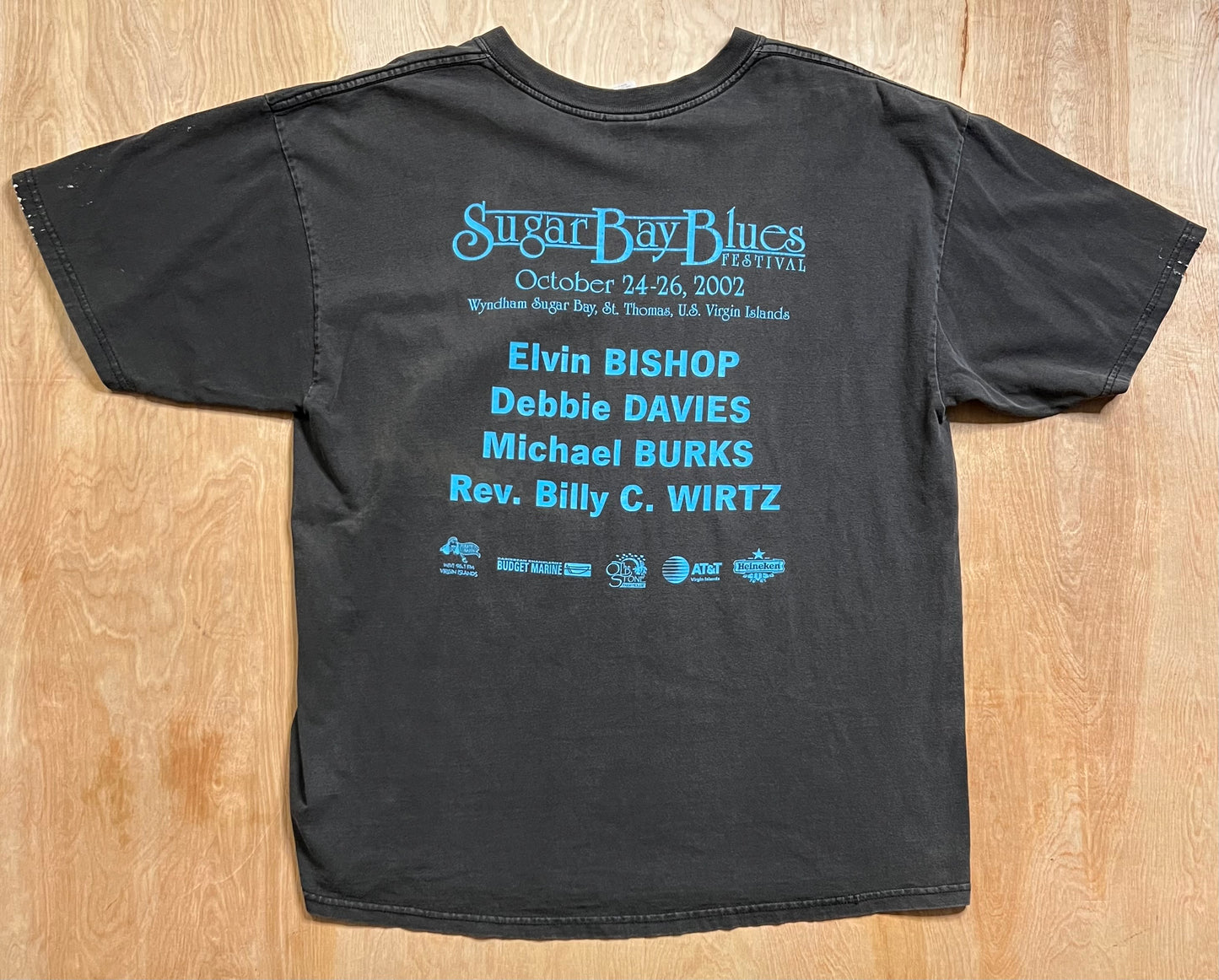 2002 Heineken Sugar Bay Blues Festival T-Shirt