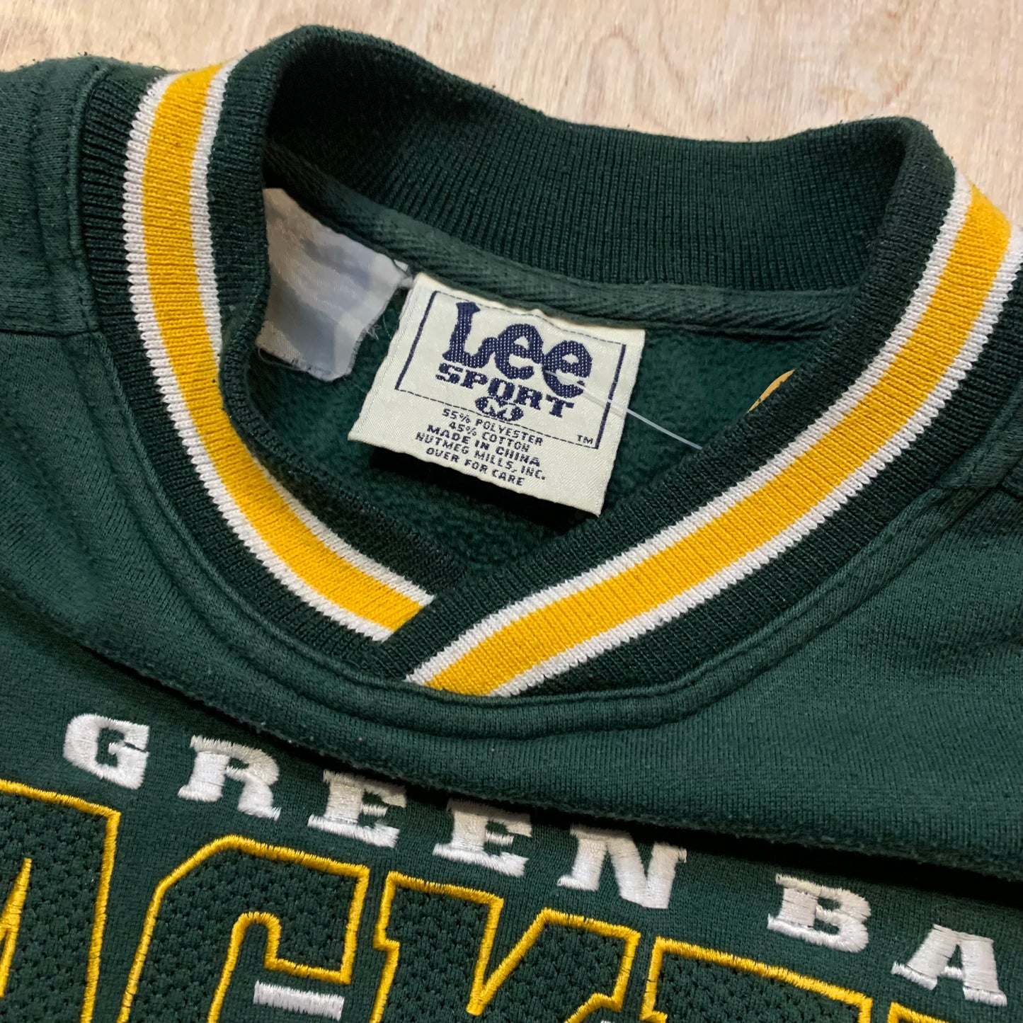 90's Lee Sport Green Bay Packers Heavy Crewneck