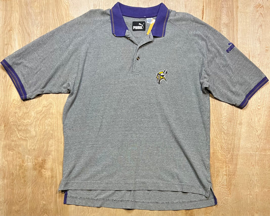 Vintage Minnesota Vikings Puma Polo