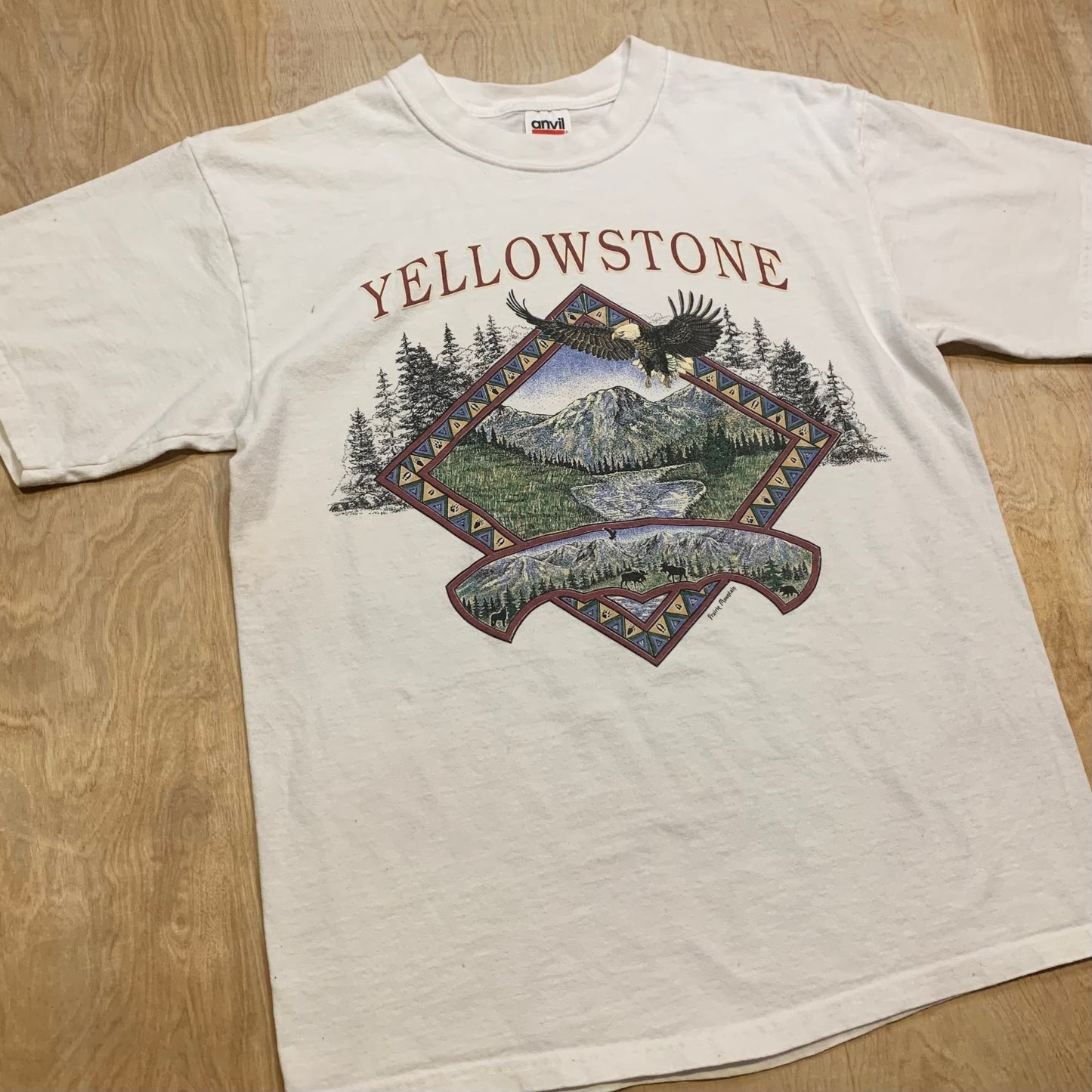 Vintage Yellowstone and Eagle T-Shirt