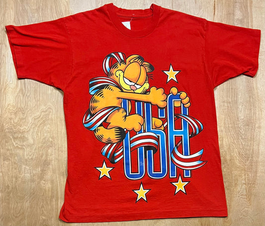 Vintage Garfield "USA" Single Stitch T-Shirt