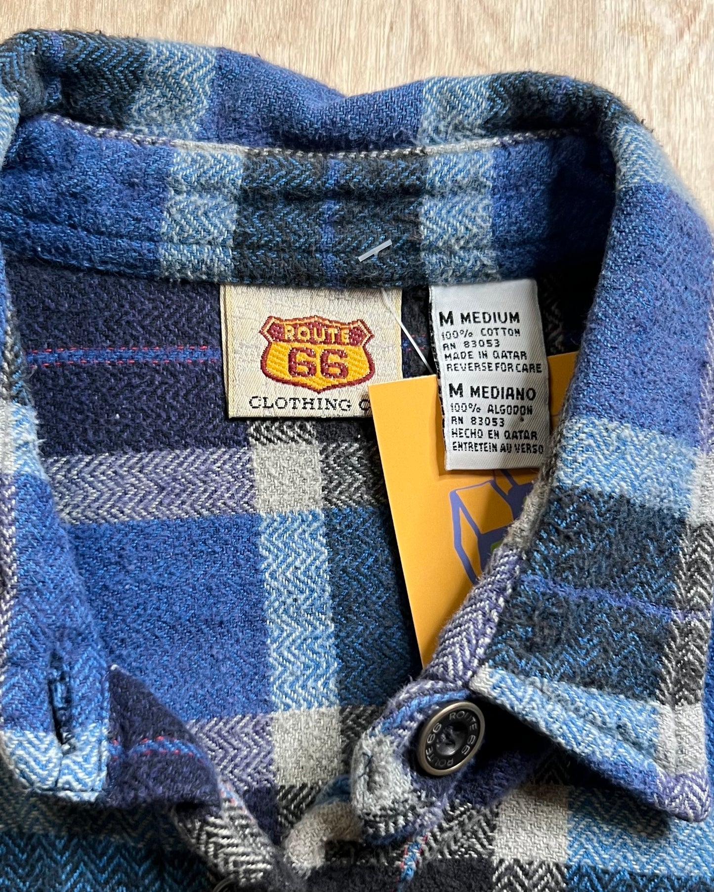 Vintage Route 66 Flannel